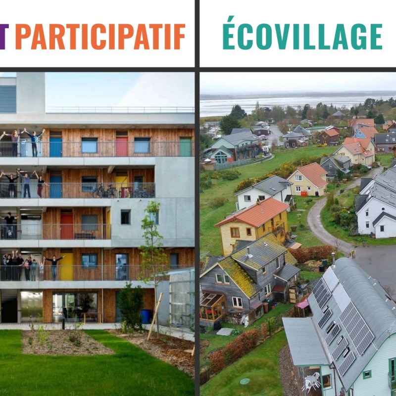 Deux différences fondamentales entre un écovillage et un habitat&nbsp;participatif